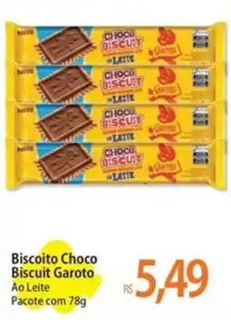 Atacadão Biscoito Choco Biscuit Garoto Ao Leite oferta