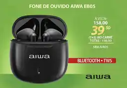 Lojas Cem Fone de ouvido aiwa eb05 oferta