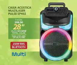 Lojas Cem Caixa acústica multilaser pulse sp402 oferta