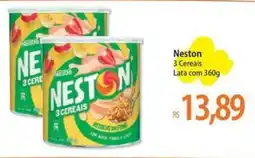 Atacadão Neston 3 Cereais Lata oferta