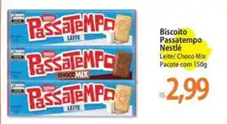 Atacadão Biscoito Passatempo Nestlé Leite/Choco Mix Pacote oferta
