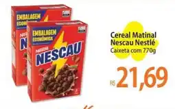 Atacadão Cereal Matinal Nescau Nestlé oferta