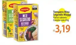 Atacadão Tempero Meu Segredo Maggi Vários sabores Caixeta oferta