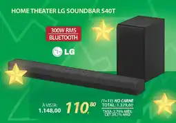Lojas Cem Home theater lg soundbar s40t oferta