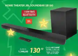 Lojas Cem Home theater jbl soundbar sb180 oferta