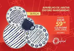 Lojas Cem Aparelho de jantar oxford margaridas oferta