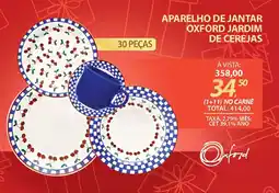Lojas Cem Aparelho de jantar oxford jardim de cerejas oferta