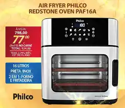 Lojas Cem Air fryer philco redstone oven paf 16a oferta