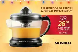 Lojas Cem Espremedor de frutas mondial premium e-02 oferta