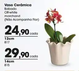 Zaffari Vaso Cerâmica 12cm oferta