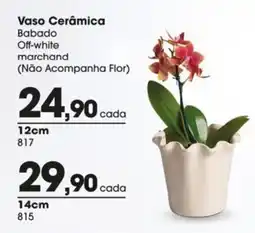 Zaffari Vaso Cerâmica 14cm oferta