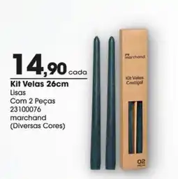 Zaffari Kit Velas 26cm Lisas oferta