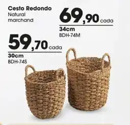 Zaffari Cesto Redondo Natural marchand 34cm BDH-74M oferta