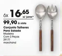 Zaffari Conjunto Talheres Para Salada oferta