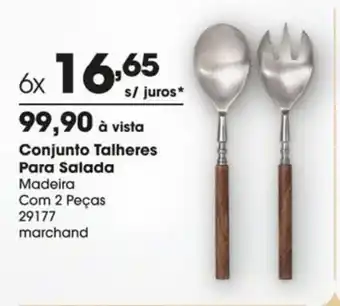 Conjunto Talheres Para Salada