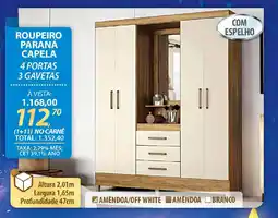 Lojas Cem Roupeiro paraná capela oferta