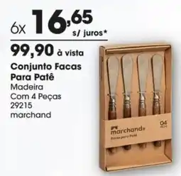 Zaffari Conjunto Facas Para Patê oferta