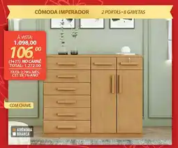 Lojas Cem Cômoda imperador oferta