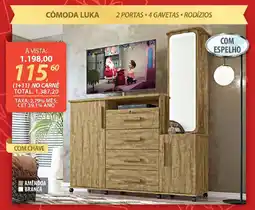 Lojas Cem Cômoda luka oferta