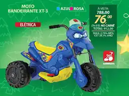 Lojas Cem Moto bandeirante xt-3 oferta