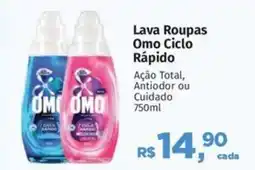 Supermercados Mateus Lava Roupas Omo Ciclo Rápido oferta