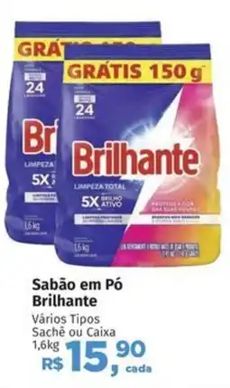 Supermercados Mateus Sabão em Pó Brilhante oferta