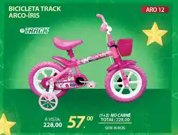 Lojas Cem Bicicleta track arco-íris oferta