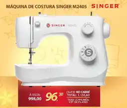 Lojas Cem Máquina de costura singer m2405 singer oferta