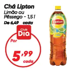 Dia Chá Lipton Limão ou Pêssego oferta