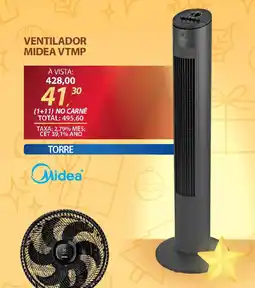 Lojas Cem Ventilador midea vtmp oferta