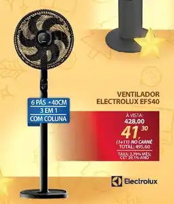 Lojas Cem Ventilador electrolux efs40 oferta