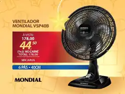 Lojas Cem Ventilador mondial vsp40b oferta