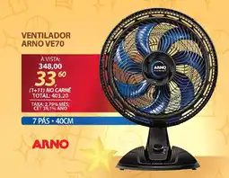 Lojas Cem Ventilador arno ve70 oferta