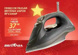 Lojas Cem Ferro de passar britânia vapor bfv2000p oferta
