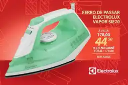 Lojas Cem Ferro de passar electrolux vapor sie70 oferta