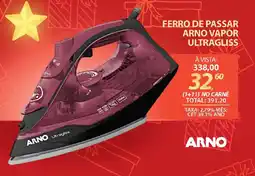 Lojas Cem Ferro de passar arno vapor ultragliss oferta