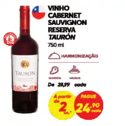 Dia Vinho cabernet sauvignon reserva taurón oferta