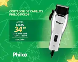 Lojas Cem Cortador de cabelos philco pcr04 oferta