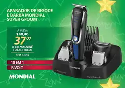 Lojas Cem Aparador de bigode e barba mondial super groom oferta