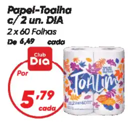 Dia Papel-Toalha c/2 un. DIA oferta