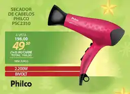 Lojas Cem Secador de cabelos philco psc2350 oferta