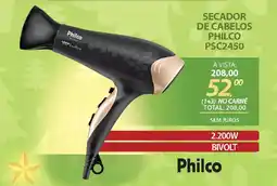 Lojas Cem Secador de cabelos philco psc2450 oferta