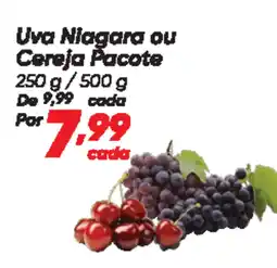 Dia Uva Niagara ou Cereja Pacote oferta