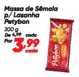 Dia Massa de Sémola p/Lasanha Petybon oferta