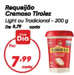 Dia Requeijão Cremoso Tirolez oferta