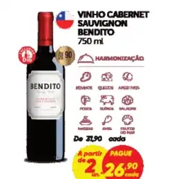 Dia VINHO CABERNET SAUVIGNON BENDITO oferta
