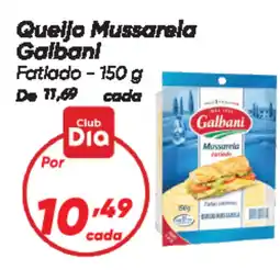 Dia Queijo Mussarela Galbani Fatiado oferta