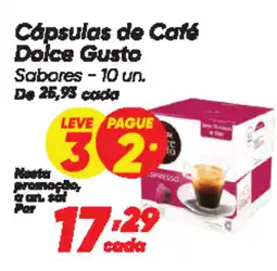 Dia Cápsulas de Café Dolce Gusto oferta