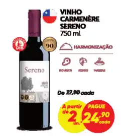 Dia Vinho carmenîre sereno oferta