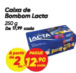 Dia Caixa de Bombom Lacta oferta